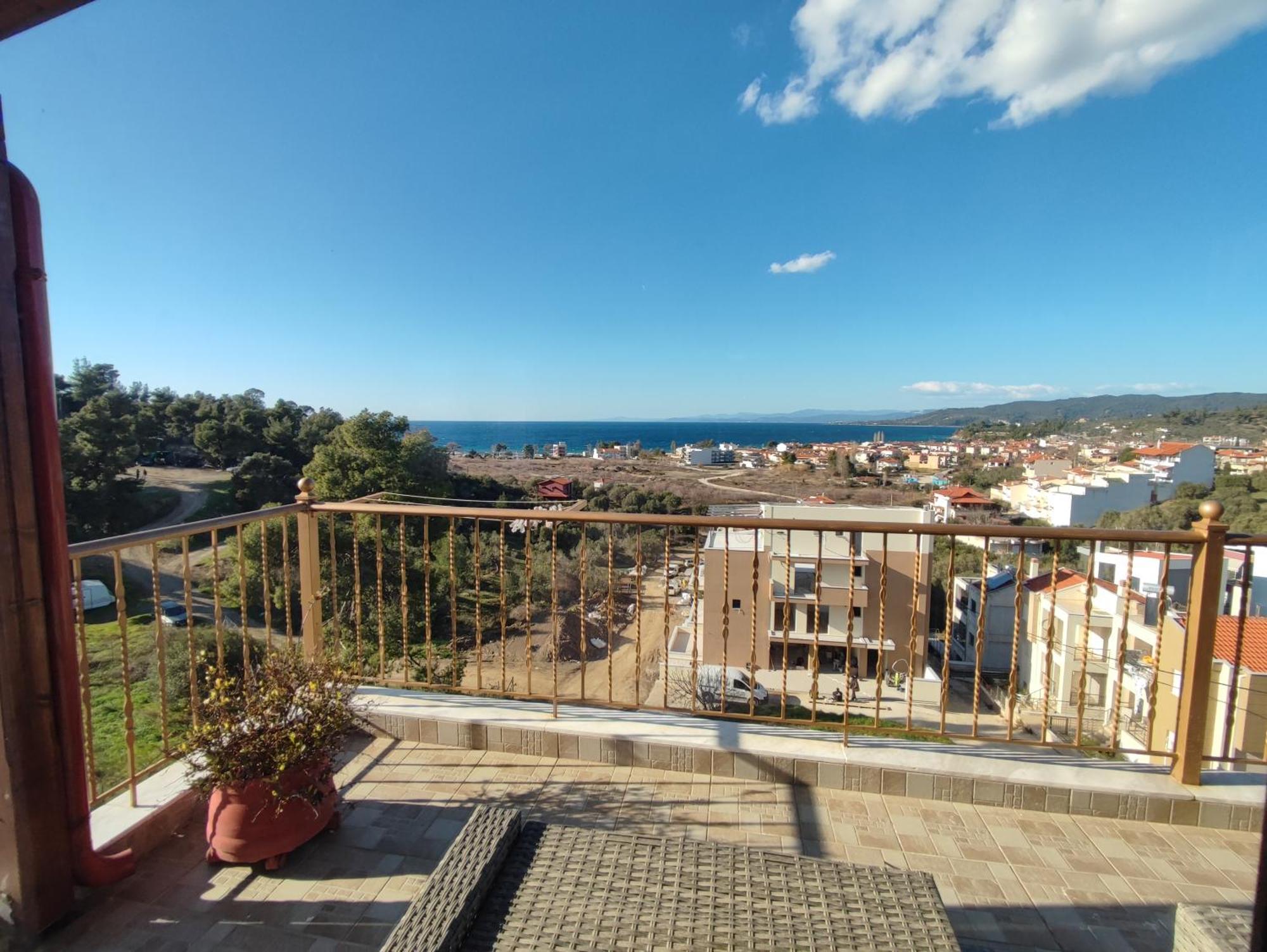 Theasis Luxury Panoramic Penthouse Apartman Néosz Marmarász Kültér fotó