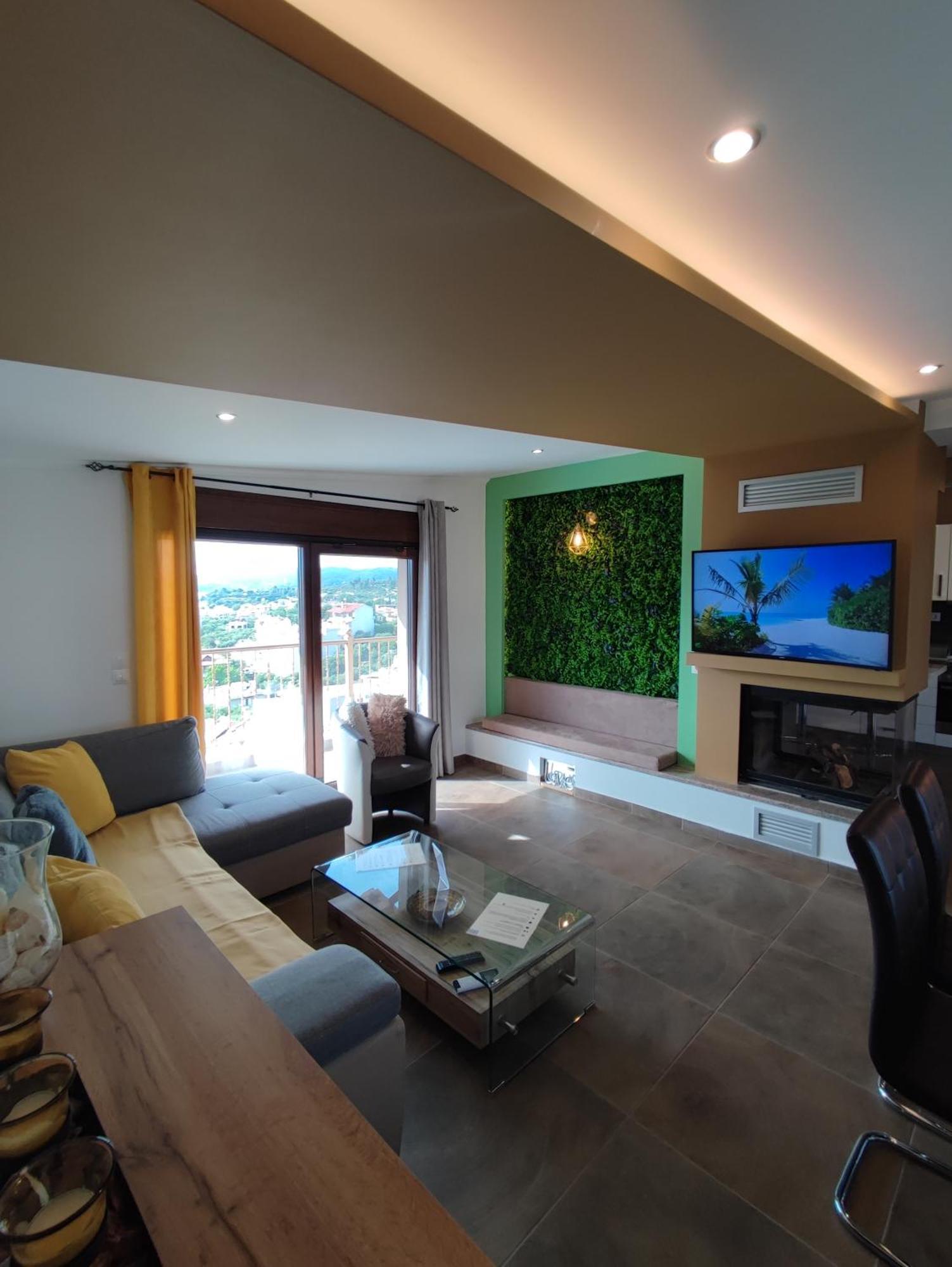 Theasis Luxury Panoramic Penthouse Apartman Néosz Marmarász Kültér fotó