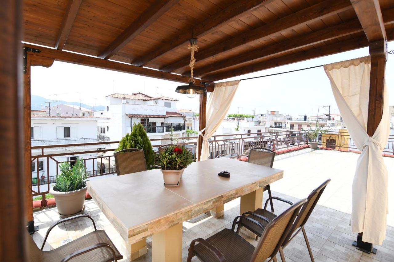Theasis Luxury Panoramic Penthouse Apartman Néosz Marmarász Kültér fotó