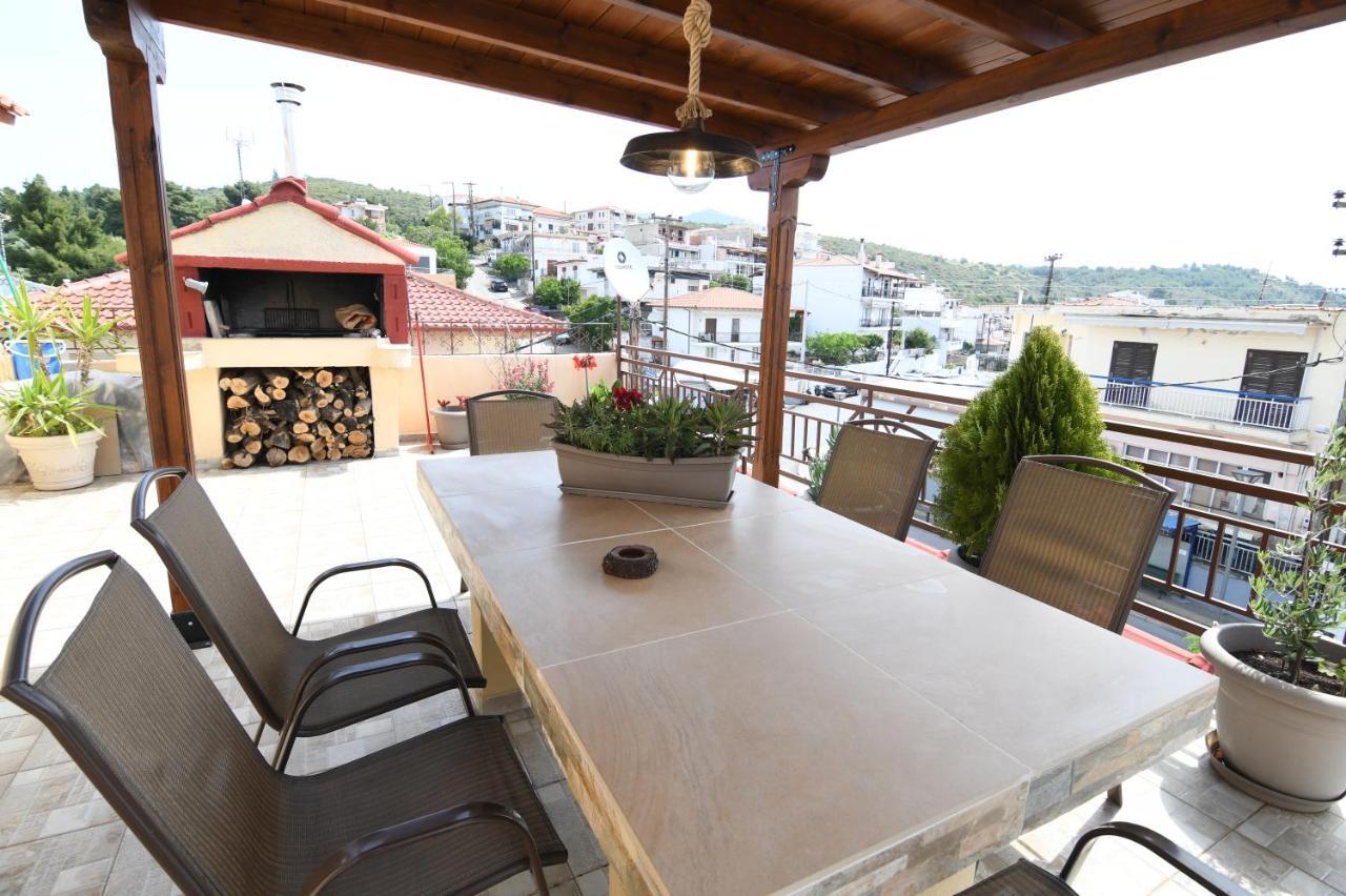 Theasis Luxury Panoramic Penthouse Apartman Néosz Marmarász Kültér fotó